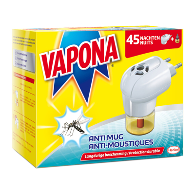 Afbeelding van Vapona Anti mug stekker 45 nachten 1 stuks