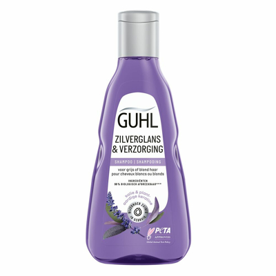 Afbeelding van Guhl Zilverglans &amp; Verzorging Shampoo Voordeelverpakking 4x250ml