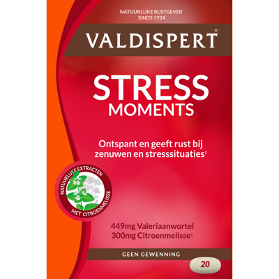 Afbeelding van Valdispert Stress Moments 20 tabletten