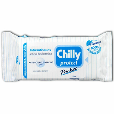 Afbeelding van Chilly Pocket Intiemtissues Doekjes Protect 12 stuks