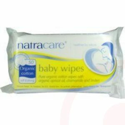 Afbeelding van Natracare Baby Wipes Billendoekjes 50st