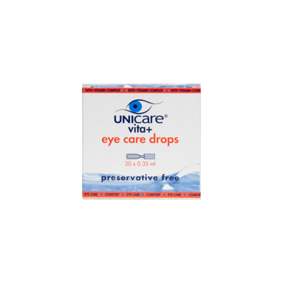 Afbeelding van Unicare Vita+ Eye Care Oogdruppels Ampul 0,35ml