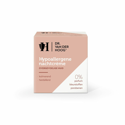 Afbeelding van Dr. van der Hoog Hypoallergene Nachtcrème 50 ml