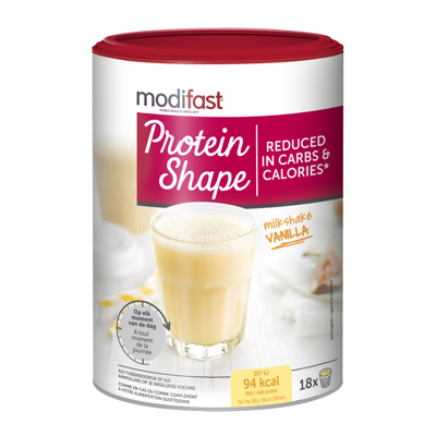 Afbeelding van Modifast Protein Shape Milkshake Vanille 540 gr