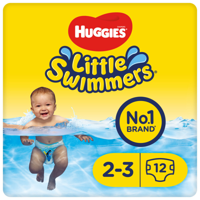 Afbeelding van 3x Huggies Little Swimmers maat 2 3 (3 8 kg) 12 stuks