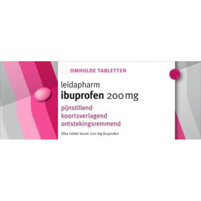 Afbeelding van Leidapharm Ibuprofen 200mg 10 tabletten
