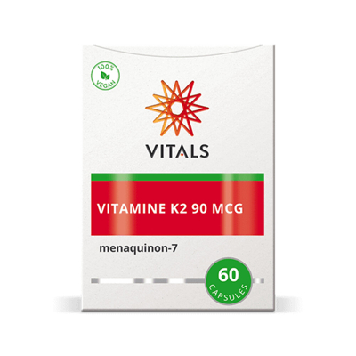Afbeelding van Vitals Vitamine K2 90 Mcg, 60 capsules