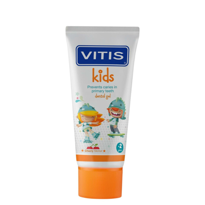 Afbeelding van Vitis Kids Tandpasta &amp; Gel 2+ jaar 50ml Kersen smaak