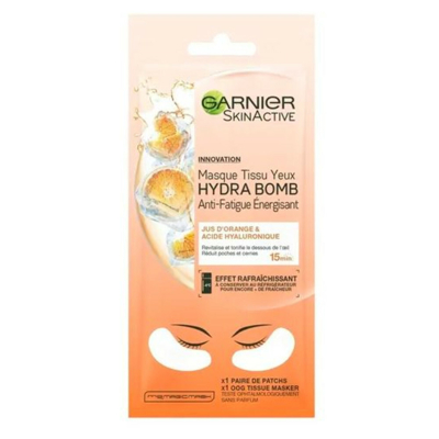 Afbeelding van 1+1 gratis: Garnier SkinActive Tissue Oogmasker Hydra Bomb Orange