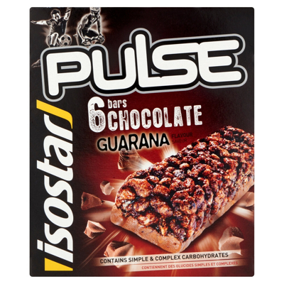 Afbeelding van 12x Isostar Sportreep Pulse Chocolade 138 gr