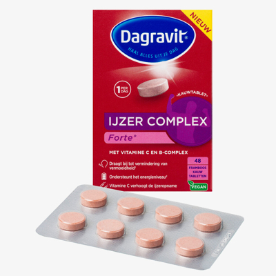 Afbeelding van Dagravit Ijzer Complex Forte, 48 tabletten