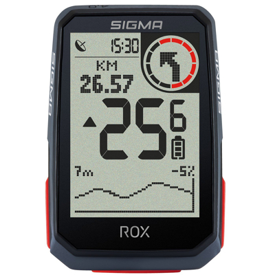 Afbeelding van Sigma ROX 4.0 GPS fietscomputer standaard stuurhouder BikeTotaal.nl Zwart