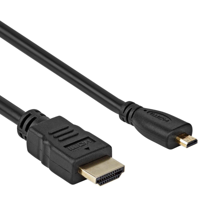 Afbeelding van 2 m HDMI Micro 1.4 Kabel (high speed)