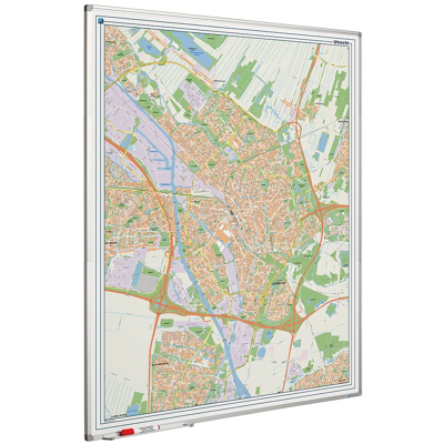 Afbeelding van Landkaart bord Softline profiel 8mm, Utrecht