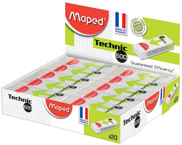 Afbeelding van Maped gum Technic 600 doos van 20 stuks