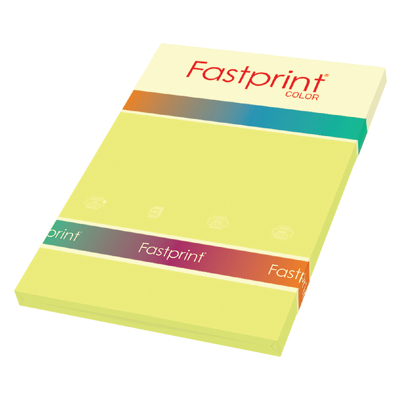 Afbeelding van Kopieerpapier Fastprint A4 120gr geel 100vel