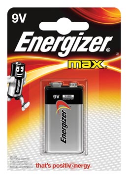 Afbeelding van Energizer batterij Max 9V, op blister