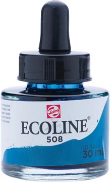 Afbeelding van Talens Ecoline waterverf flacon van 30 ml, pruisischblauw