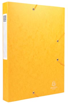 Afbeelding van Exacompta Elastobox Cartobox rug van 4 cm, geel, kwaliteit 7/10e