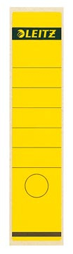 Afbeelding van Rugetiket Leitz breed/lang 62x285mm zelfklevend geel