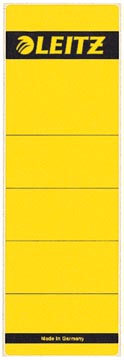 Afbeelding van Rugetiket Leitz breed/kort 62x192mm zelfklevend geel