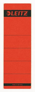 Afbeelding van Rugetiket Leitz breed/kort 62x192mm zelfklevend rood