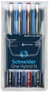 Afbeelding van Schneider Roller One Hybrid N, 0,5 mm lijndikte, etui van 4 stuks in g