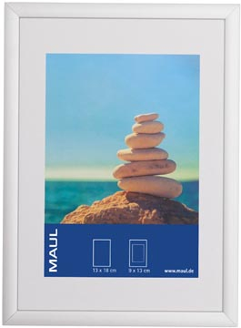 Afbeelding van Fotolijst MAUL design 13x18cm aluminium frame zilver