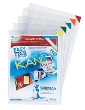 Afbeelding van Tarifold tas Kang Easy Clic hoeken in geassorteerde kleuren