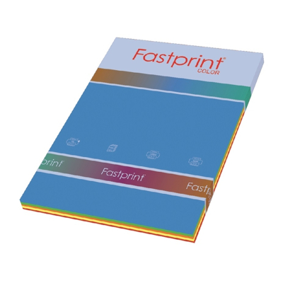 Afbeelding van Kopieerpapier Fastprint A4 80gr 5 felle kleuren 250vel