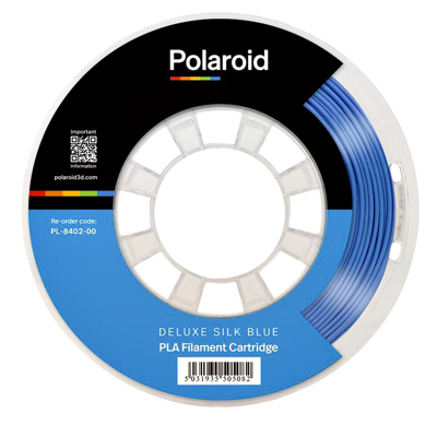 Afbeelding van 3D Filament Polaroid PLA Universal 250g Deluxe Zijde blauw