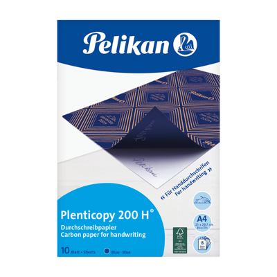 Afbeelding van Carbon Handschrift Pelikan A4 200H 10v blauw