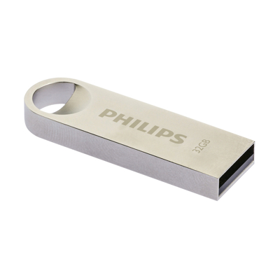 Afbeelding van USB stick 2.0 Philips moon vintage silver 32GB