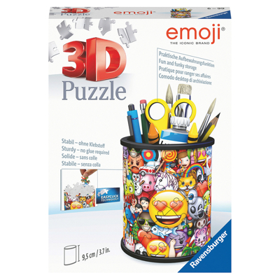 Afbeelding van 3D puzzel Ravensburger Emoji Pennenbak 54 stuks