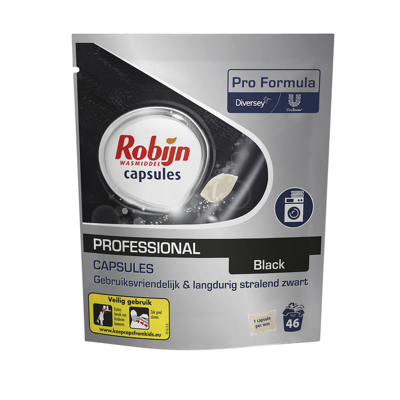 Afbeelding van Wasmiddel Robijn Pro Formula capsules Black 46stuks