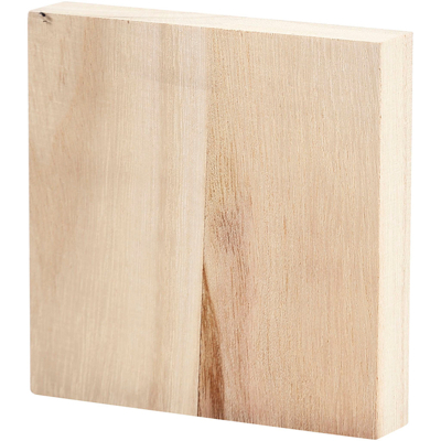 Afbeelding van Knutselplank Creotime Ikoon 9.6x9.6x2cm hout
