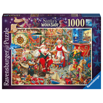 Afbeelding van Puzzel Ravensburger Santa’s workshop 1000 stukjes