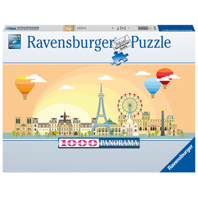 Afbeelding van Puzzel Ravensburger Een dag in Parijs 1000 stukjes