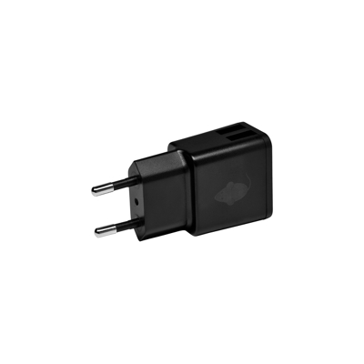Afbeelding van Oplader Green Mouse USB A 2X 2.4A zwart