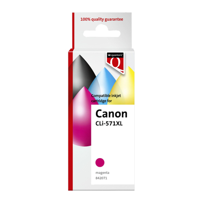 Afbeelding van Inktcartridge Quantore alternatief tbv Canon CLI 571XL rood