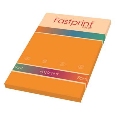 Afbeelding van Kopieerpapier Fastprint A4 160gr oranje 50vel