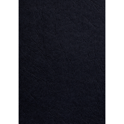 Afbeelding van Voorblad GBC A4 lederlook zwart 100stuks