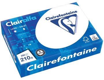 Afbeelding van Clairefontaine Clairalfa Presentatiepapier Ft A4, 210 G, Pak Van 250 Vel