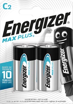 Afbeelding van Energizer batterijen Max Plus C, blister van 2 stuks