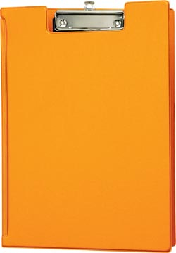 Afbeelding van Klembordmap MAUL A4 staand met penlus PVC neon oranje
