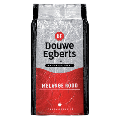 Afbeelding van Koffie Douwe Egberts standaardmaling Melange Rood 1kg
