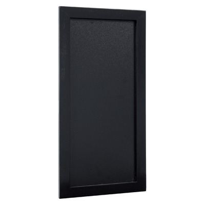 Afbeelding van Krijtbord Securit wand 20x40cm zwart hout