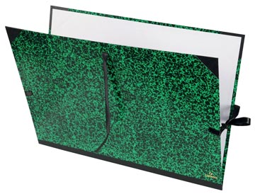 Afbeelding van Tekenmap Canson 78x115cm kleur groen annonay sluiting met linten