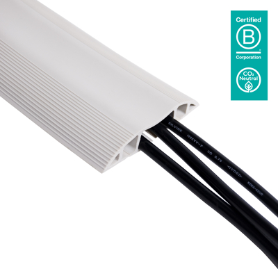 Afbeelding van Kabelgoot vloer Dataflex 300 x 8.3 1.5 cm (6 kabels, Wit)