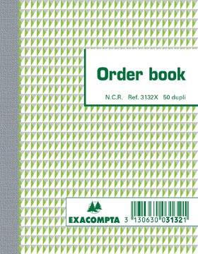Afbeelding van Orderboek Exacompta 135x105mm 50x2vel